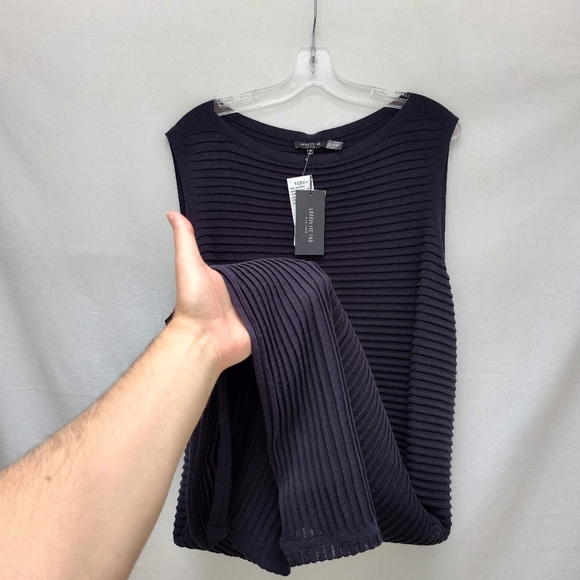 NWT Lafayette 148 ribbed knit midi dress Toni plus 3X size below knee office new - Picture 8 of 12